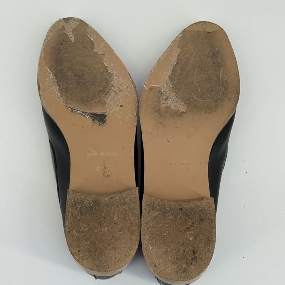 Everlane The Modern Loafer Black Pointy Toe Slip on Flats Preppy Italy Size 8.5 - Picture 7 of 9